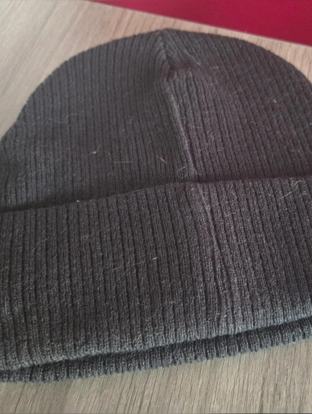 Beetlejuice Beanie with 'Never Trust the Living' Patch